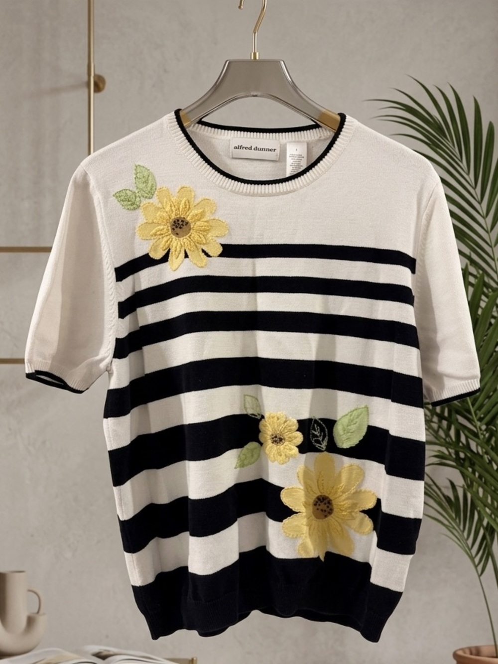 Alfred Dunner short-sleeve sweater